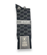 SAS330 SA STRIPE CHECKERED MENS SOCKS