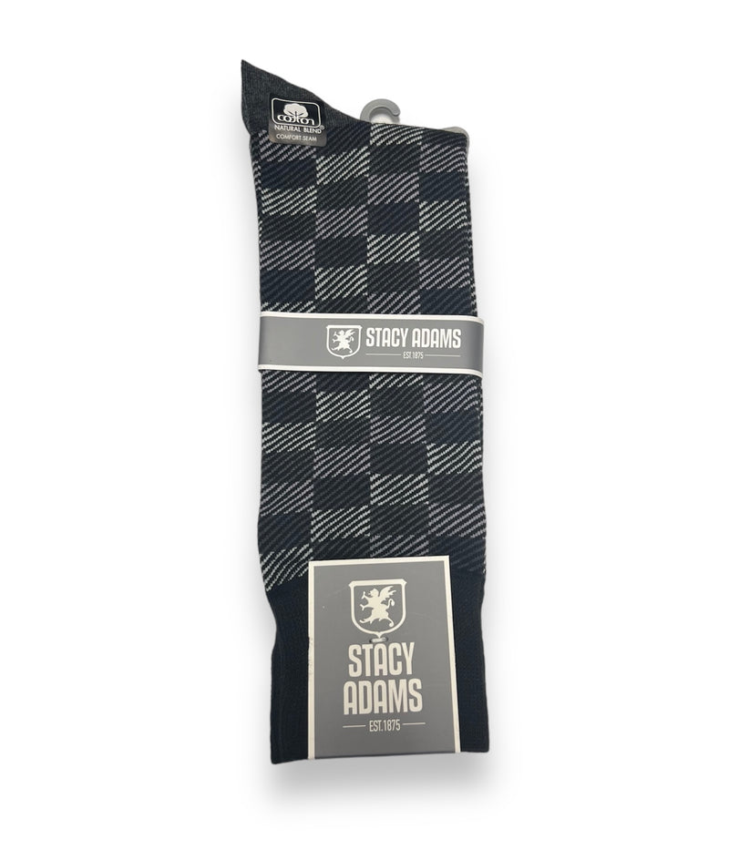SAS330 SA STRIPE CHECKERED MENS SOCKS