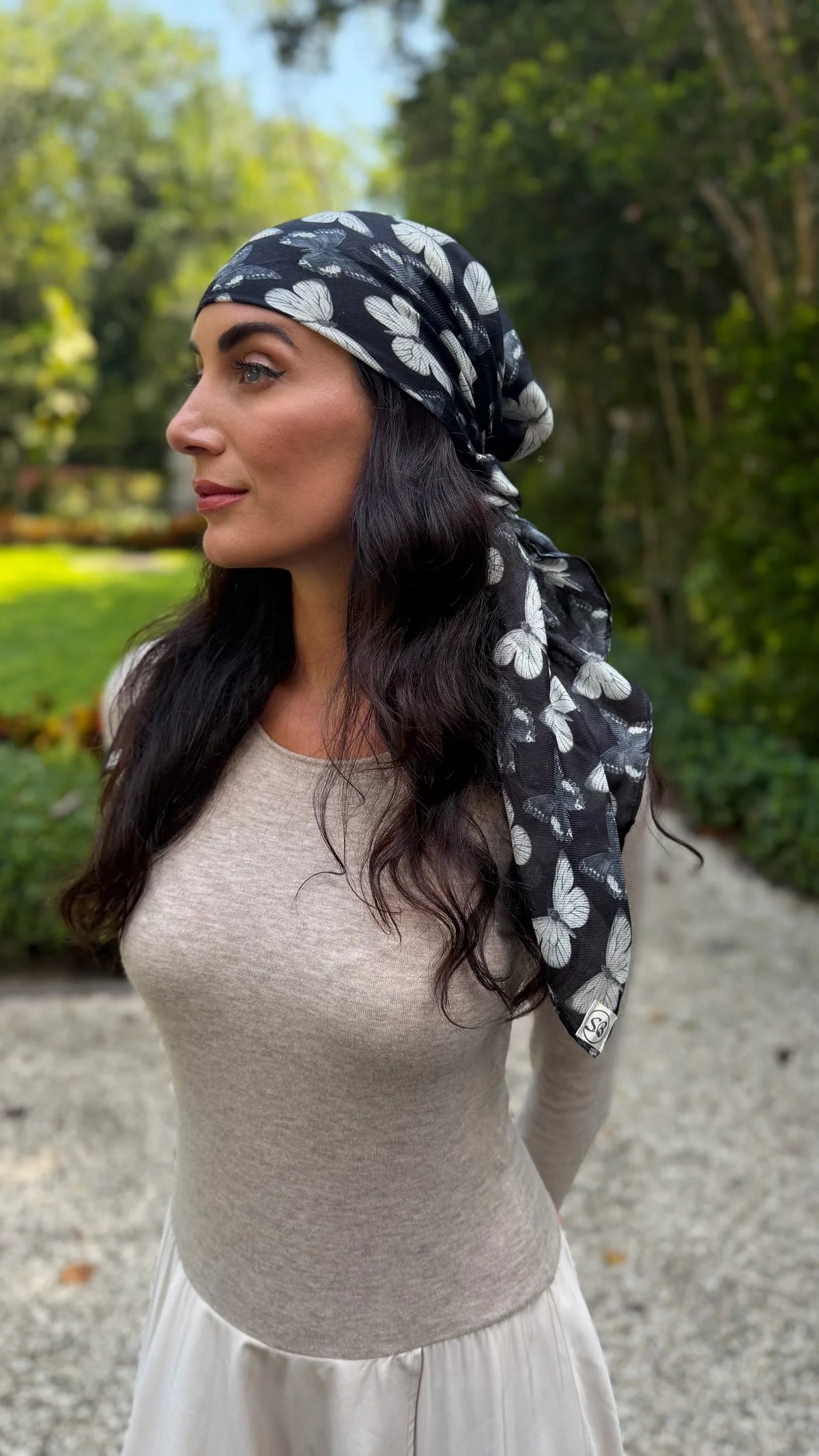 SCARF BAR SQUARE HEAD SCARF (90X90)