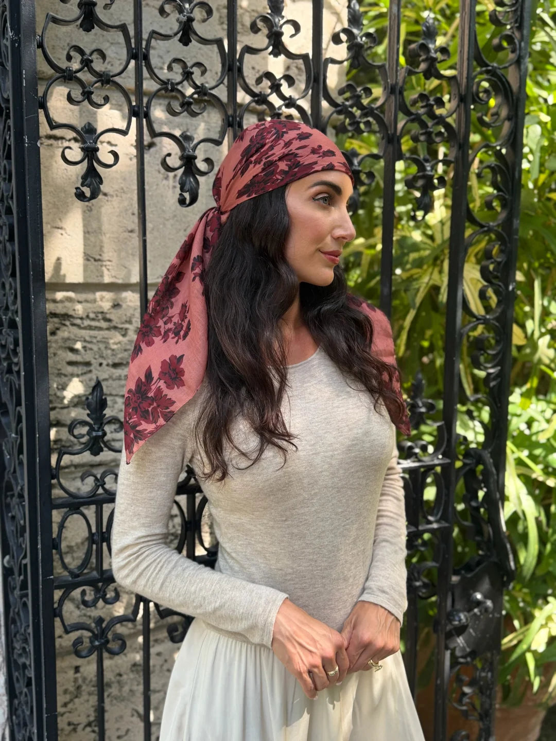 SCARF BAR SQUARE HEAD SCARF (90X90)