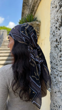 SCARF BAR SQUARE HEAD SCARF (90X90)