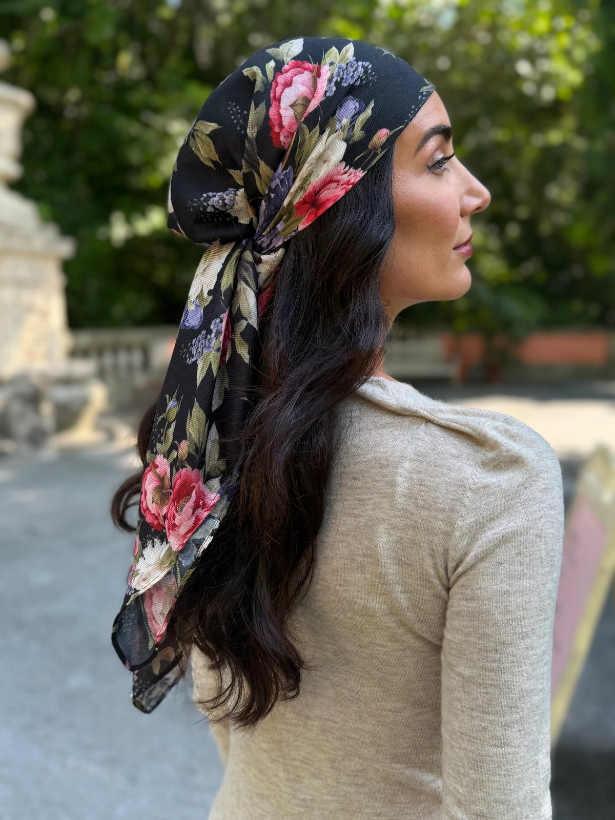SCARF BAR SQUARE HEAD SCARF (90X90)