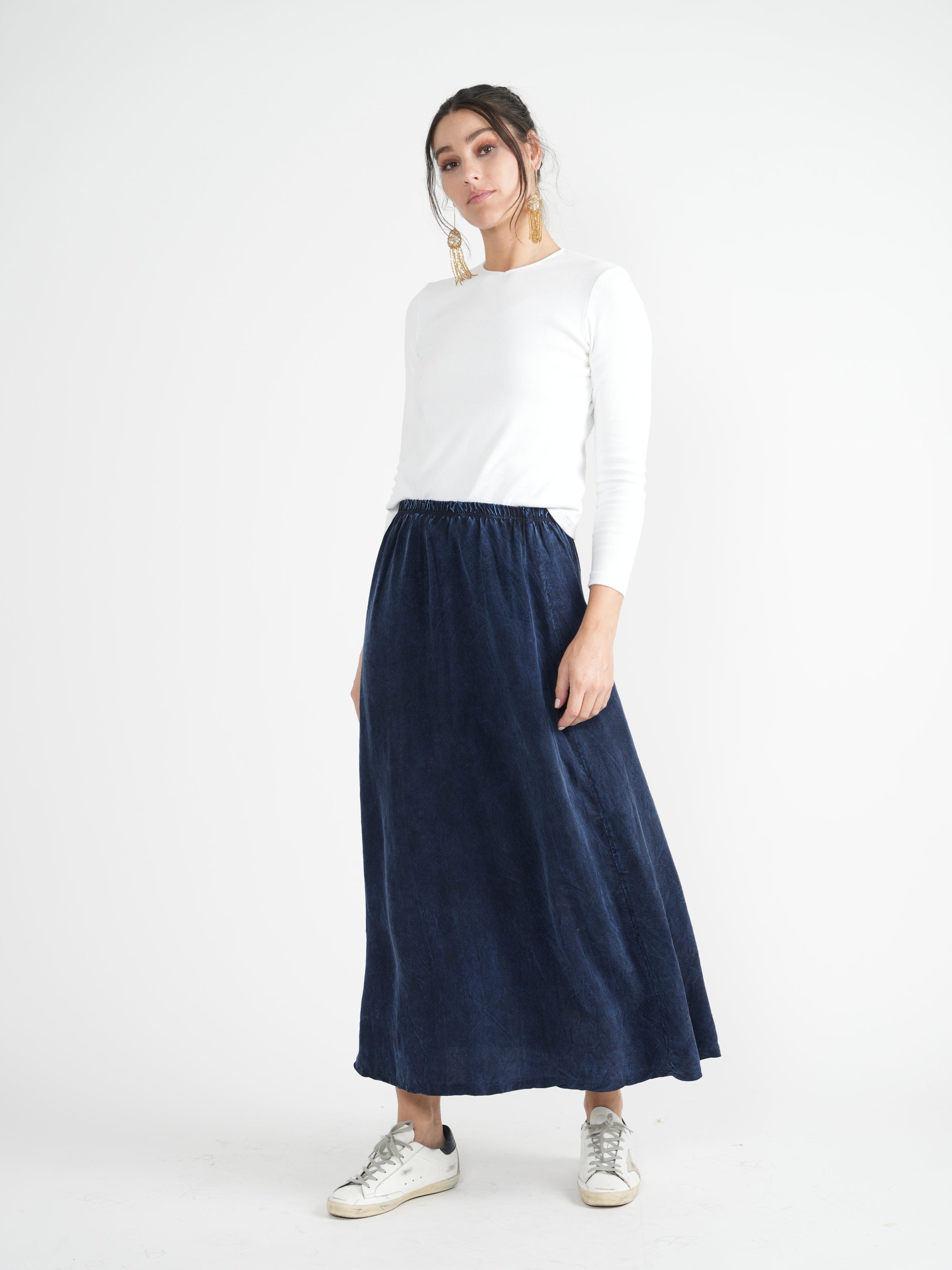 SB4CM8809SLW FAVES LADIES MAXI SKIRT