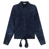 SB4CM8810TW FAVES DENIM TIE BLOUSE