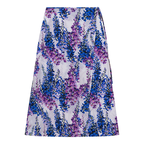 SB4CM8868SM E.U.X. EXCLUSIVE FLORAL GAUZE WRAP SKIRT