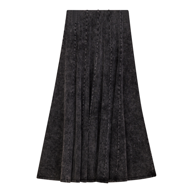 SB5CM8387SMW SPADES LADIES MINERAL WASH PANEL SKIRT