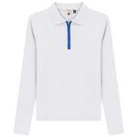 SB5CM8721T FAVES LADIES HENLEY CONTRAST ZIP TEE