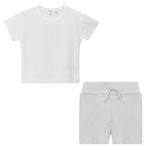 SB5CP7119E LITTLE FRAGILE SOFT RIB CLOVER SHORT SET