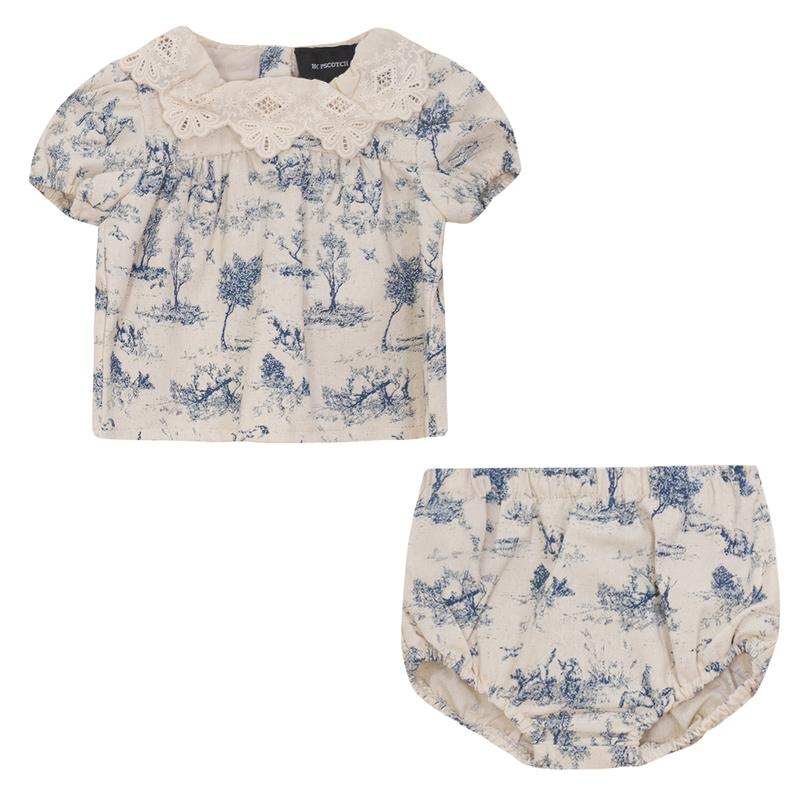SB5CP7144EA HOPSCOTCH  TEXTURED BABY COLLAR 2CP SET