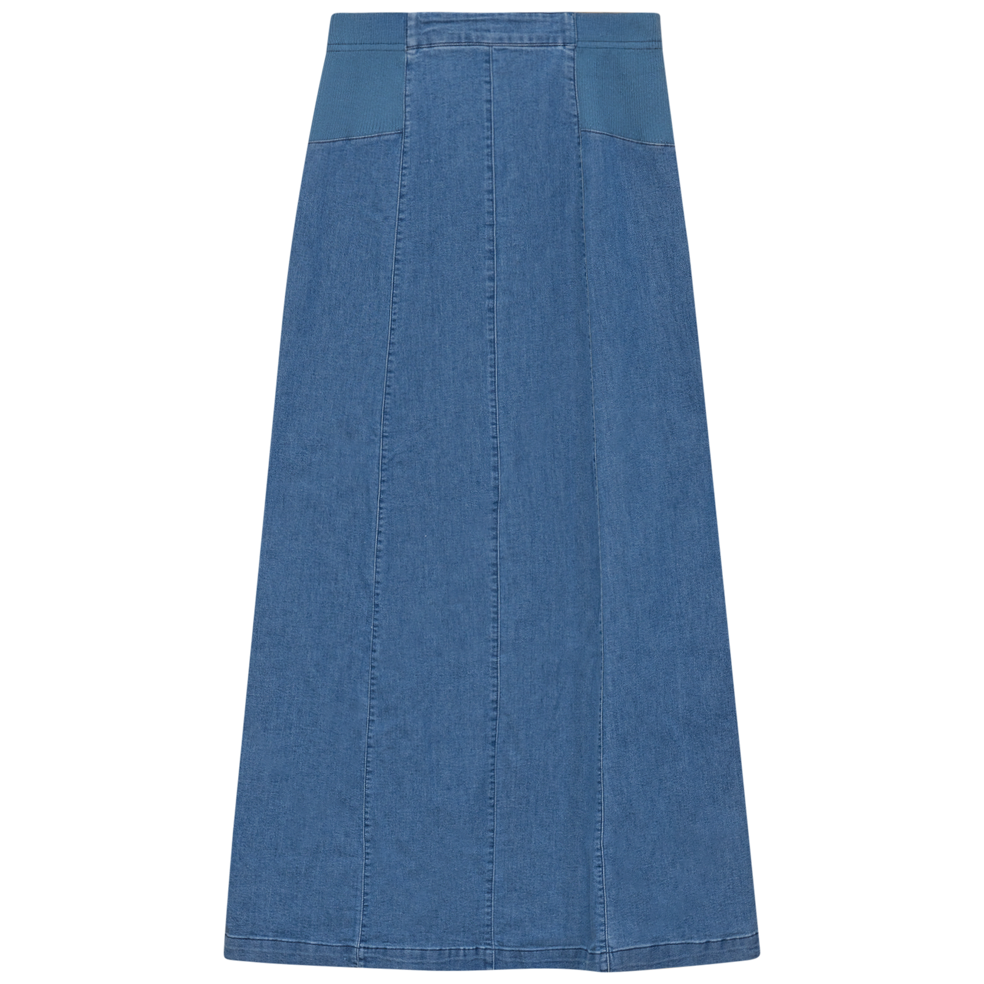 SB5CPT7159 GINGER STRETCH DENIM PANEL SKIRT – Wesley Hills Boutique