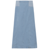 SB5CPT7159 GINGER STRETCH DENIM PANEL SKIRT