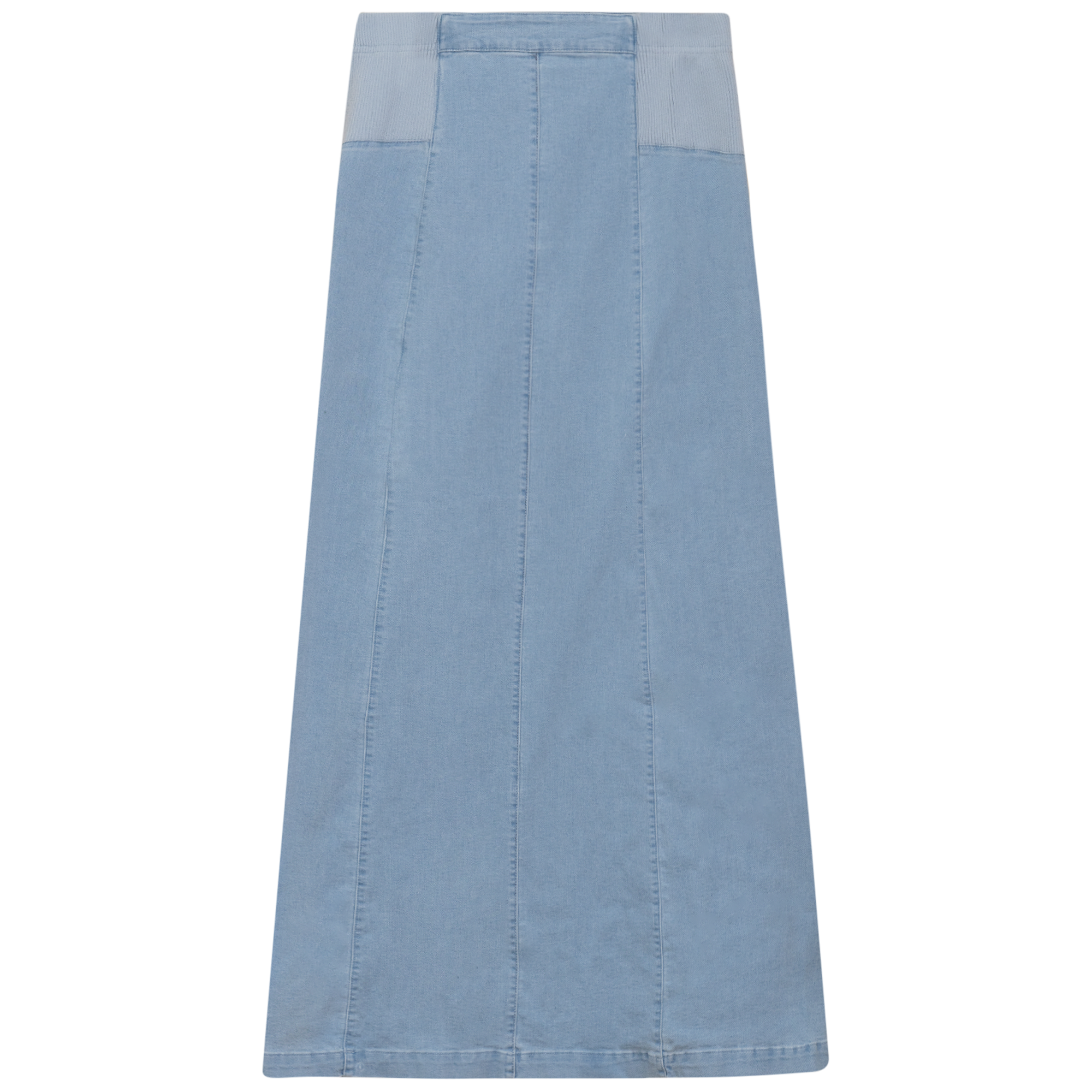 SB5CPT7159 GINGER STRETCH DENIM PANEL SKIRT