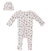 SB5CY2542 BEBE BELLA WIDE RIB FLORAL STRETCHIE 3PC SET