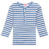 SB5CY2545 PINKY PROMISE STRIPE RIB HENLEY T-SHIRT