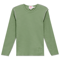 SB5CY2549 PINKY PROMISE RIB OVERLOCK EDGE T-SHIRT
