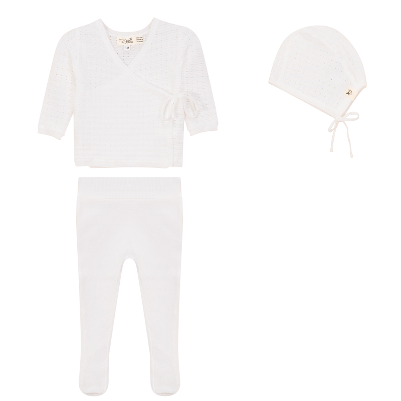 SB5CY2620 BEBE BELLA POINTELLE KNIT 4PC SET
