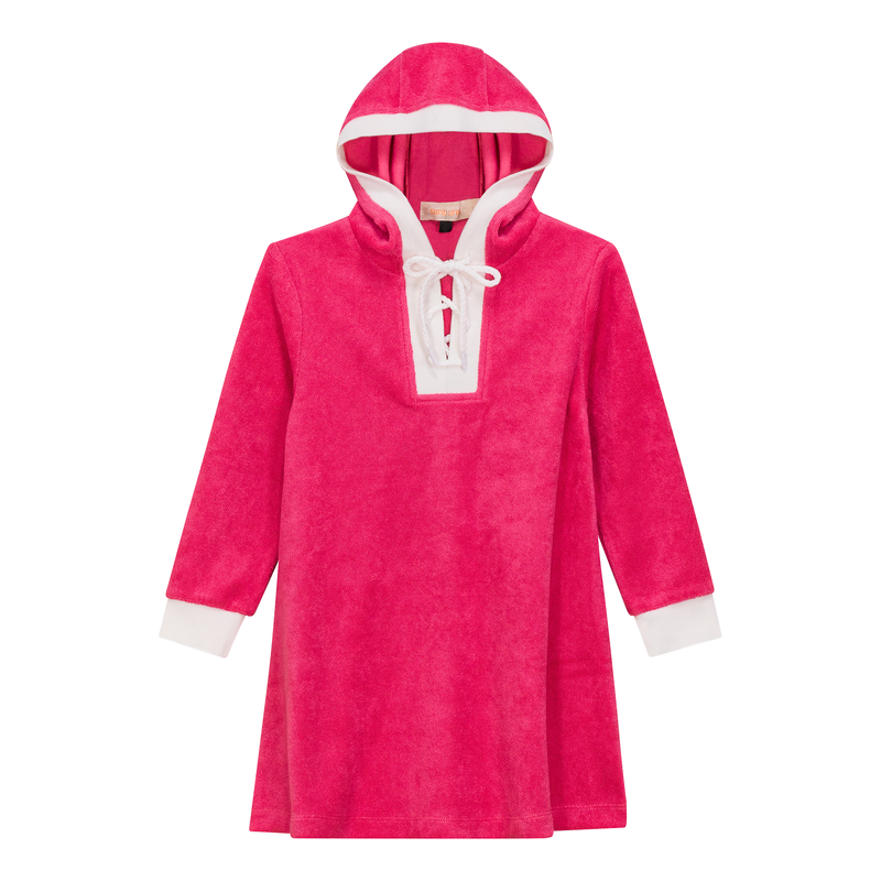 SB5CY2624D SUNBURNT GIRLS TERRY HOODIE DRESS