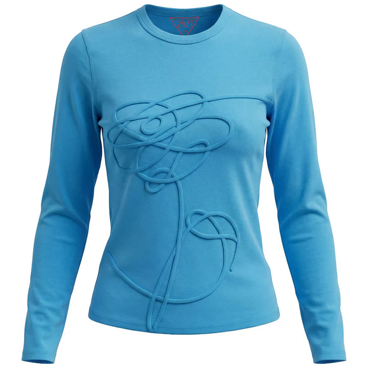 SB6CM1901T 24/7 LADIES APPLIQUE TEE