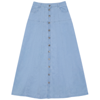 SB6CM1916SL FAVES MAXI DENIM BUTTON SKIRT