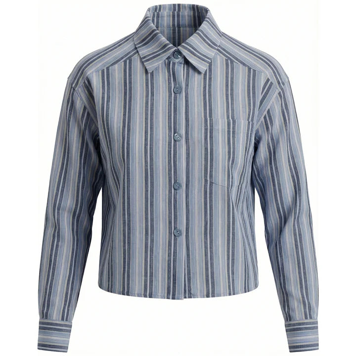 SB6CM2004T MARJUN LADIES CROPPED BLOUSE