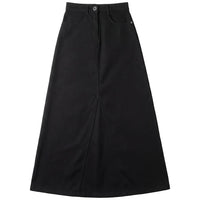 SB6CM2072SLW  FAVES LADIES MAXI MINERAL WASH GODET SKIRT