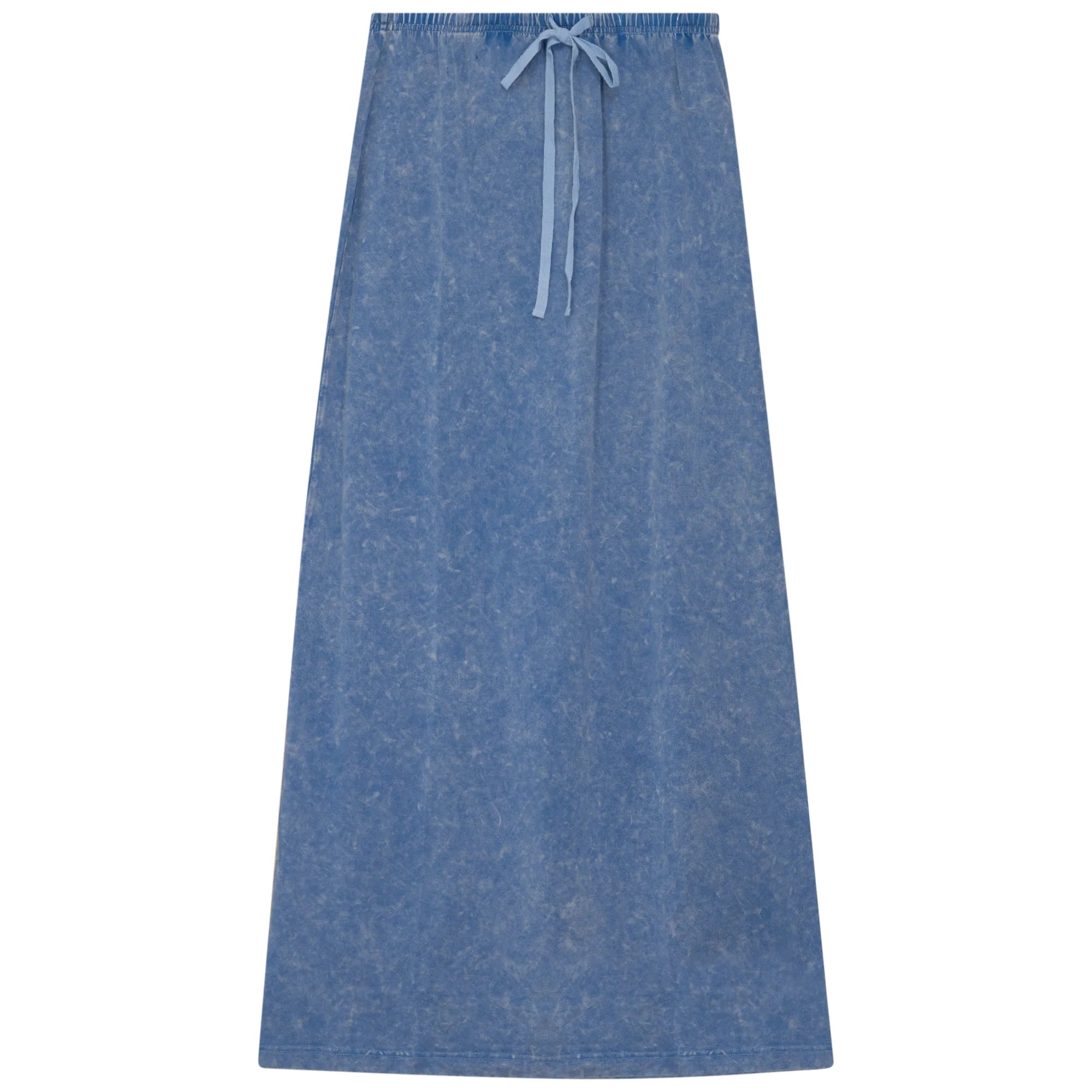 SB6CM2114SL QEW LADIES MINERAL WASH STRAIGHT MAXI SKIRT