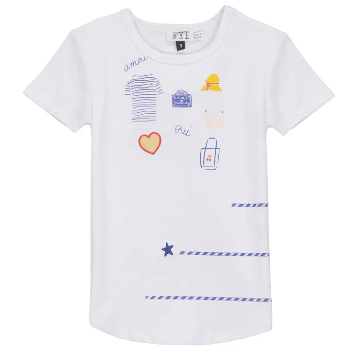 SB6CP7322T FYI GIRLS MULTI PRINT TOP