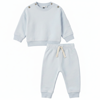 SB6CP7357E LITTLE FRAGILE FRENCH TERRY SWEATSHIRT 2PC SET