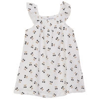 SB6CP7367J LITTLE FRAGILE WOVEN CRINKLE CHERRY PRINT JUMPER