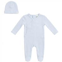 SB6CP7384S BL LITTLE FRAGILE SOLID FOOTIE 3PC SET