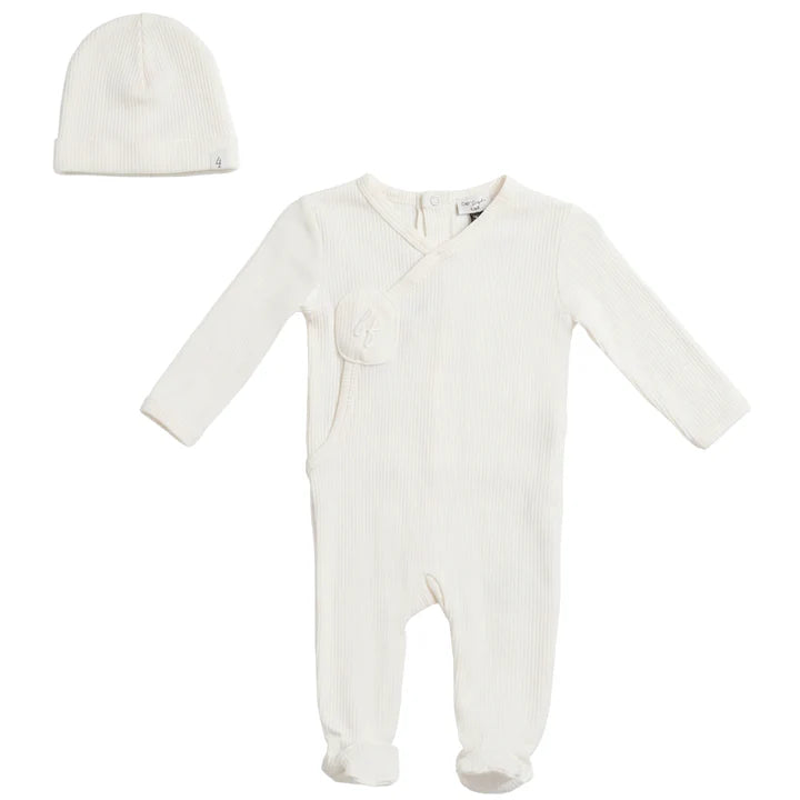 SB6CP7384S BL LITTLE FRAGILE SOLID FOOTIE 3PC SET