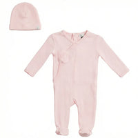 SB6CP7384S LITTLE FRAGILE SOLID FOOTIE + BEANIE