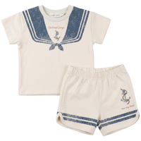 SB6CP7393E CHARLOTTE & GEORGE BOYS SAILOR SHORT 2PC SET