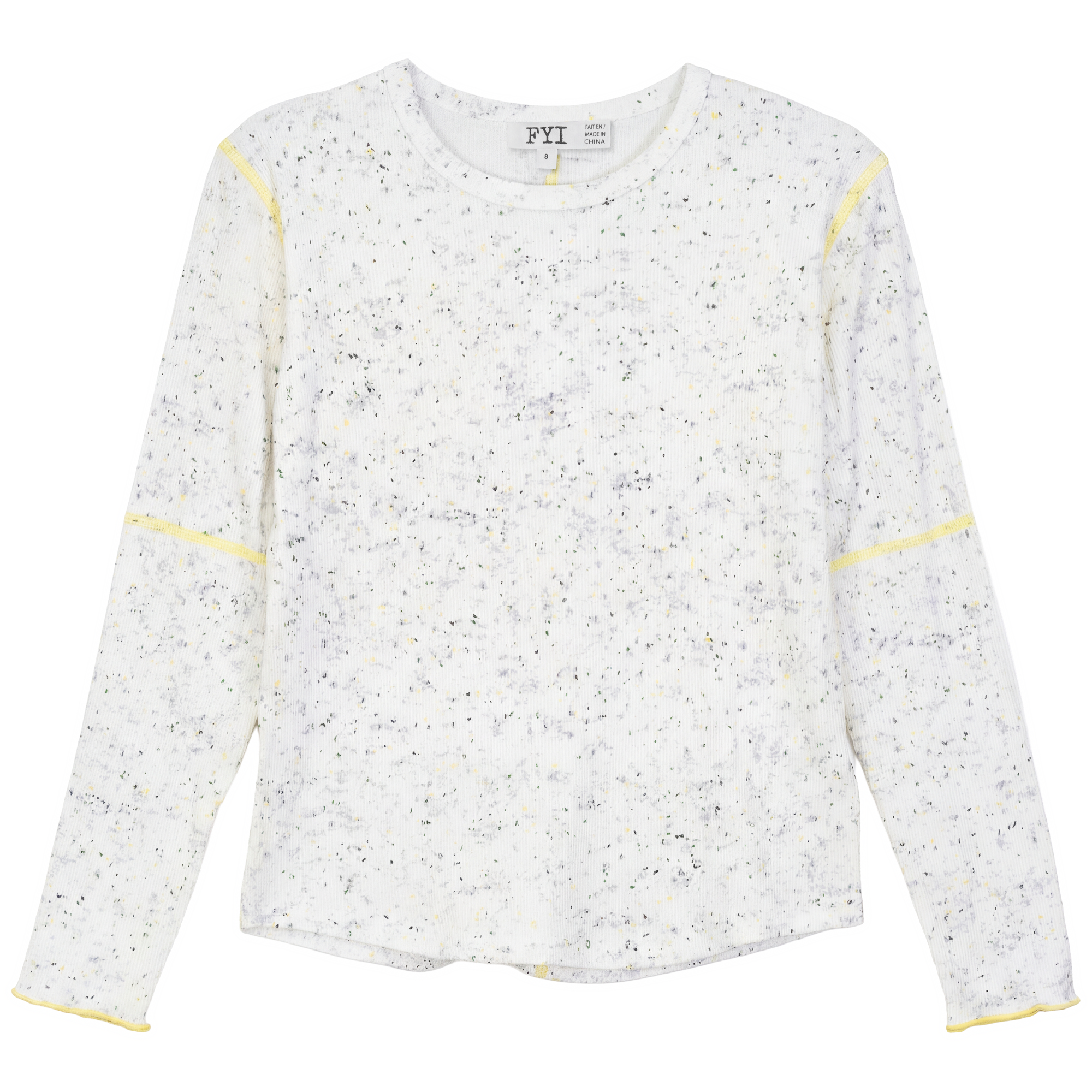 SB6CP7394 FYI GIRLS RIB LS TOP