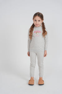 SB6CY2860EG WHIPPED COCOA GIRLS SIS SWEATSHIRT 2PC SET