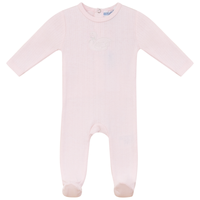 SB6CY2881 WHIPPED COCOA POINTELLE BIRD FOOTIE