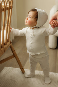 SB6CY2895 BEBE BELLA 3 DIAMOND KNIT BRIS 4PC SET