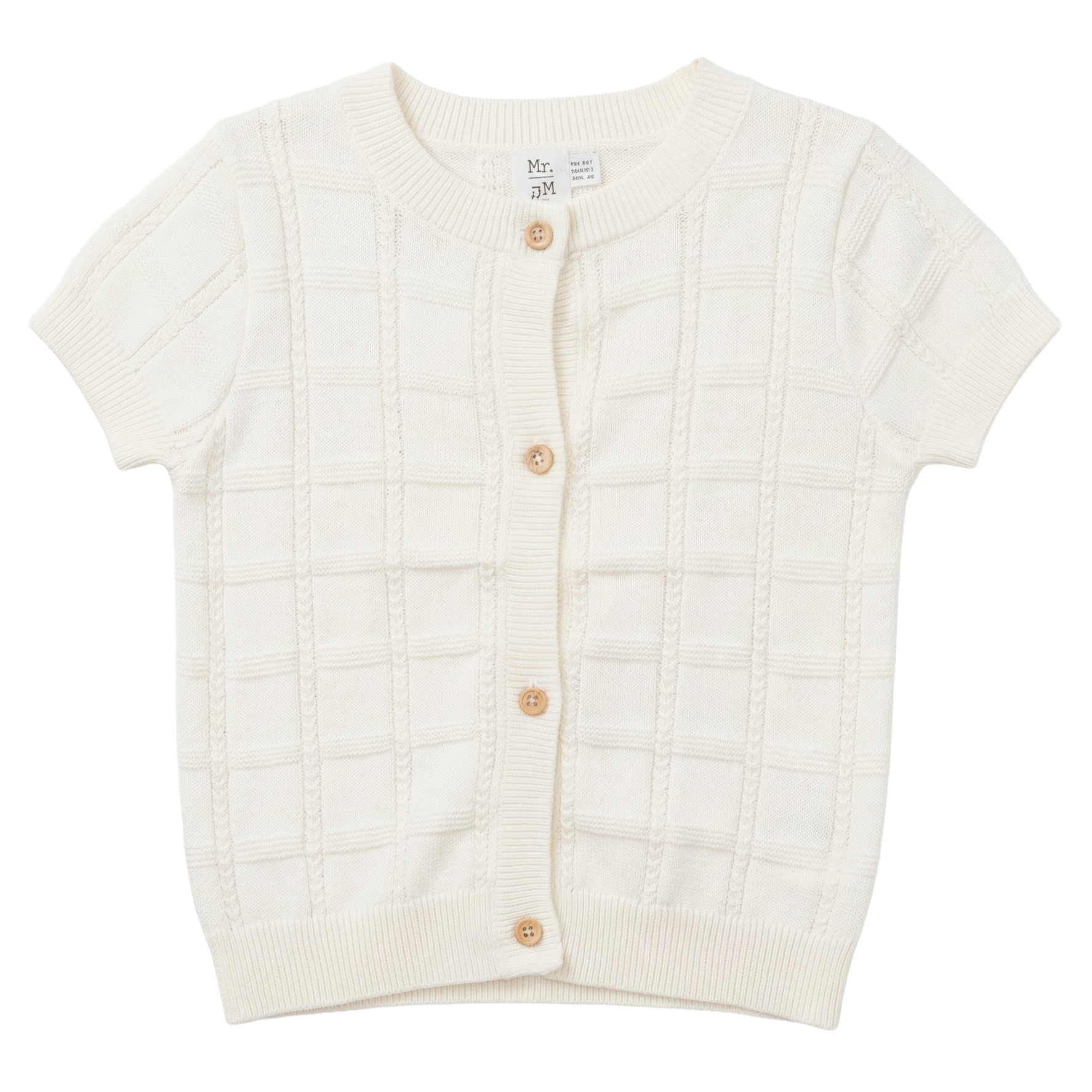 SB6CY2935 MR.MR.  BOYS CHECKER KNIT SWEATER