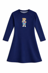 SB6CY3005D TRY GIRLS SWIM DRESS WITH BEAR