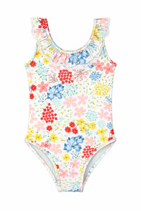 SB6CY3009 SUNBURNT GIRLS FLORAL SWIM SUIT