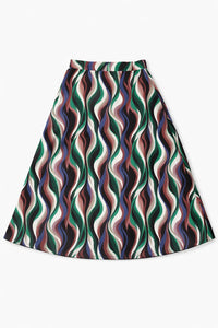 SB6CYT3008S NONI DAILY GEO/ SOLID PRINT SWIM SKIRT + TOP