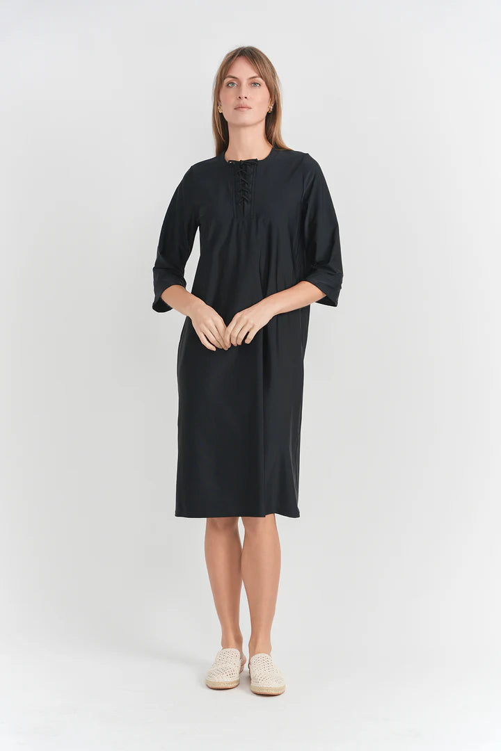 SB6CYT3008 NONI DAILY GEO/ SOLID PRINT DRESS