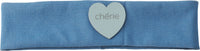SBC-7250 DENIM FRINGE HEART STRETCH SOFT BAND