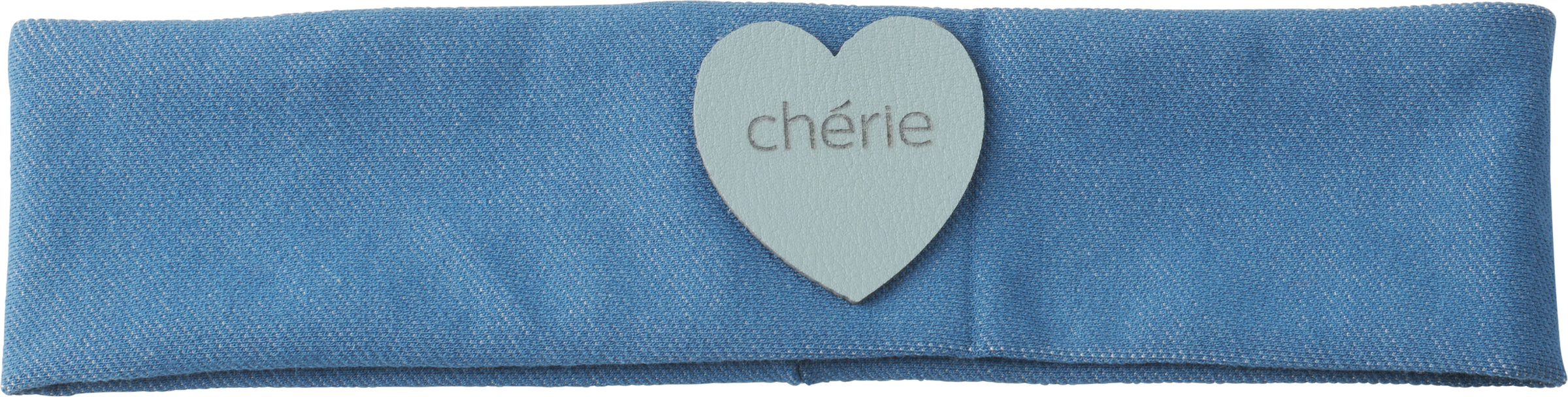 SBC-7250 DENIM FRINGE HEART STRETCH SOFT BAND