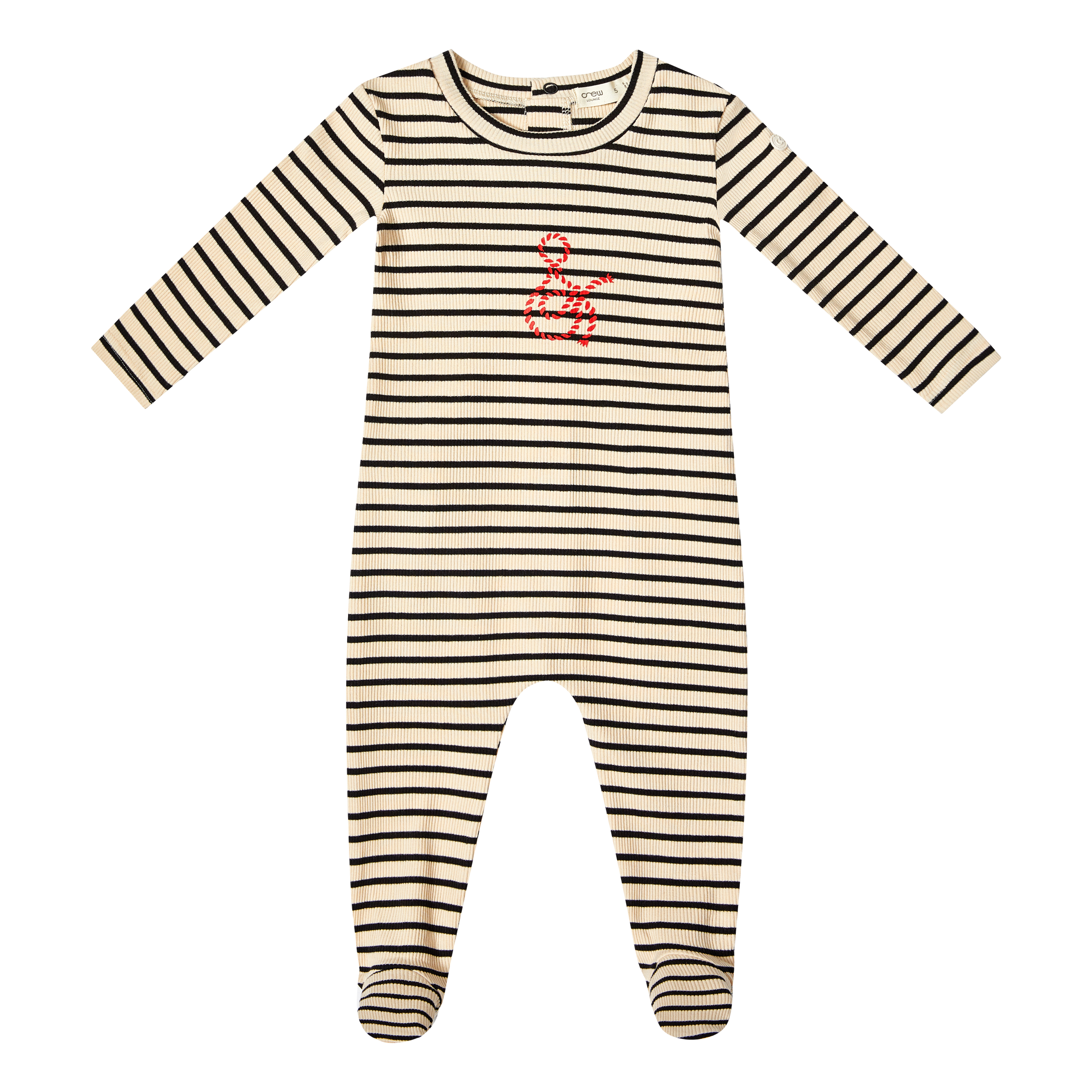 SG2912 CREW STRIPE FOOTIE