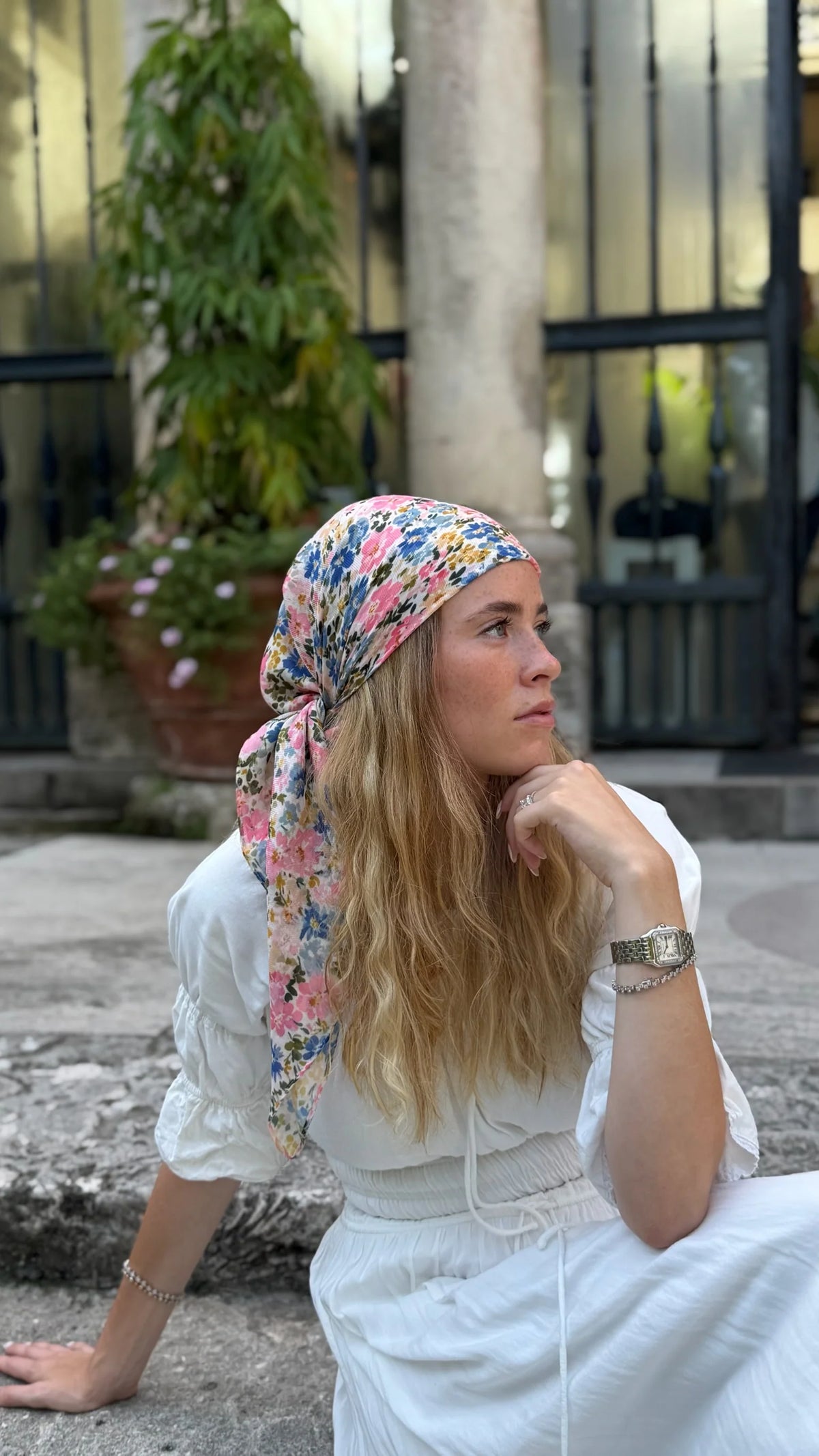 SCARF BAR SQUARE HEAD SCARF (90X90)