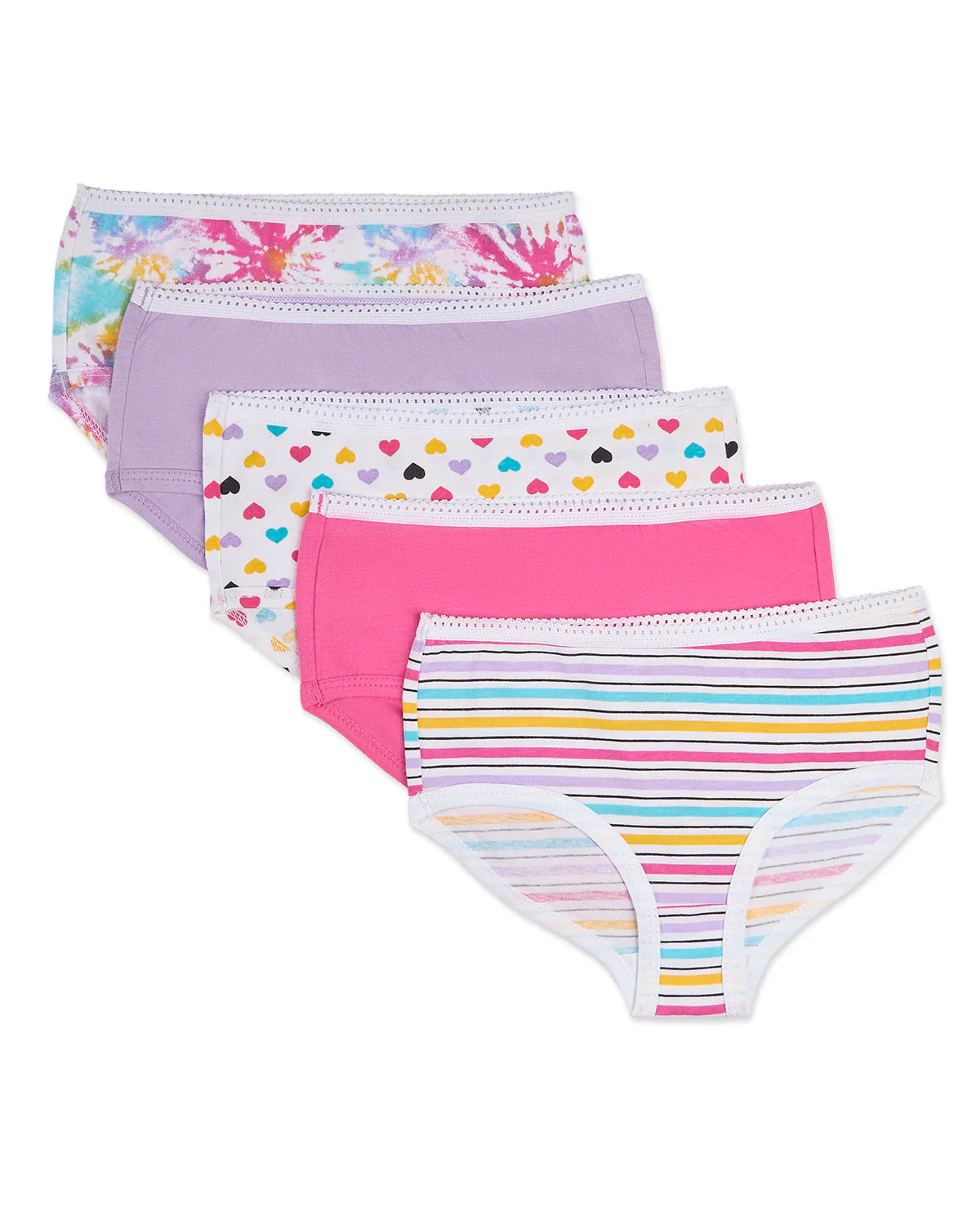 SP-4000 SPOT ON BASICS SHINE BRIGHT 5PK GIRLS UNDERWEAR