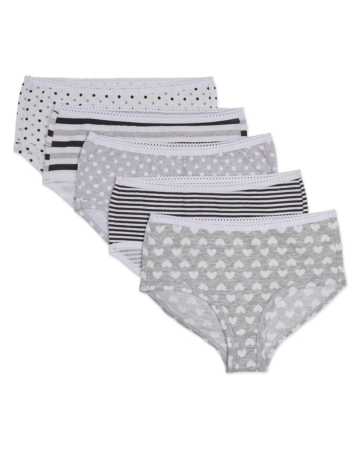 SP-4001 SPOT ON BASICS GIRLS UNDERWEAR 5PK