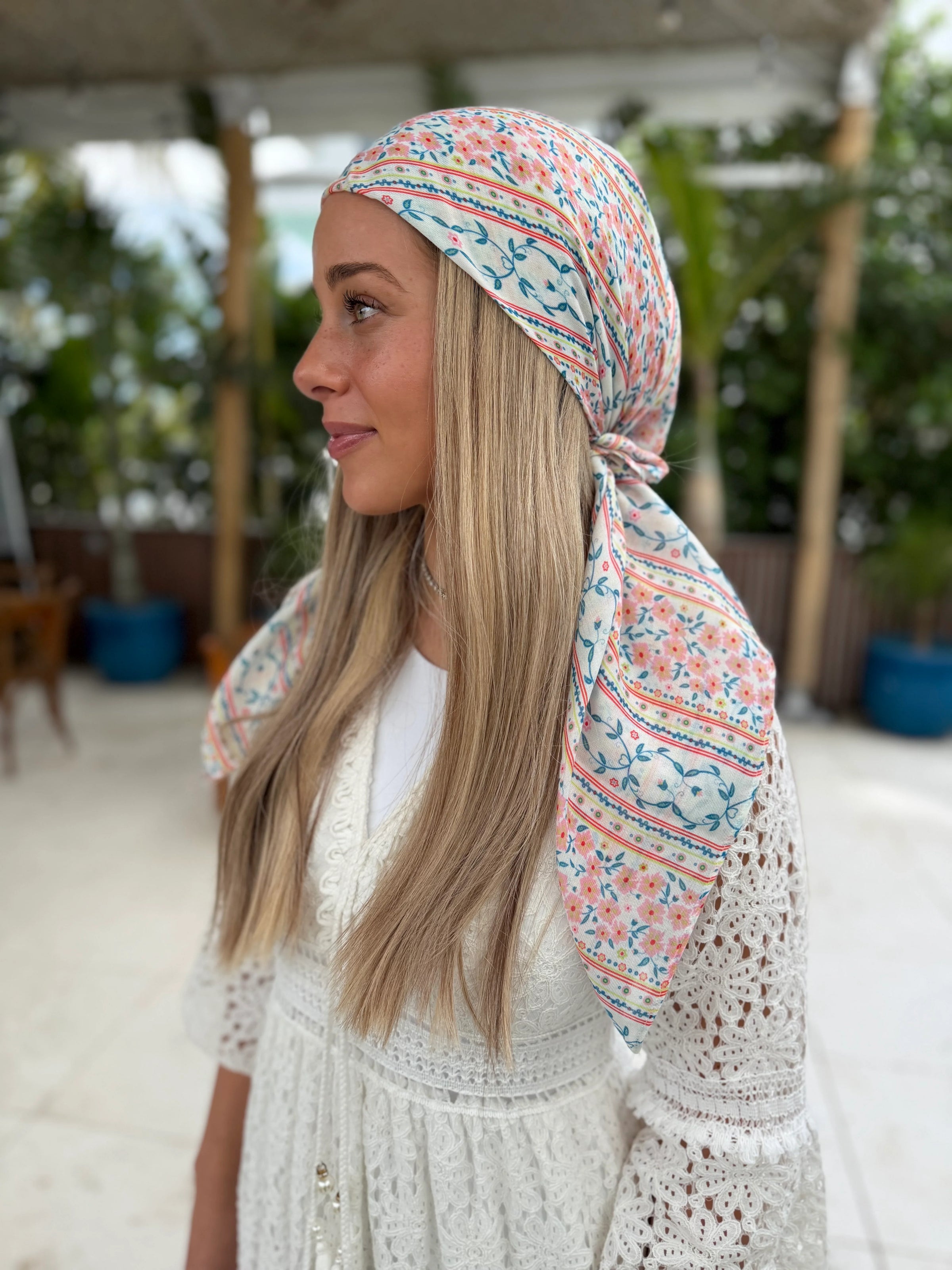 SCARF BAR SQUARE HEAD SCARF (90X90)
