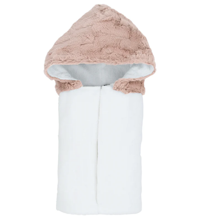 BONDOUX FUZZY HOODED TOWEL